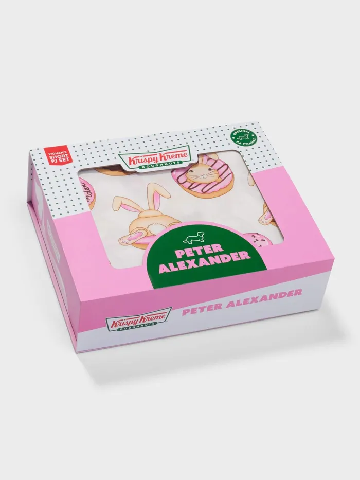 Women Krispy Kreme Pink Bunnies Shortie Pj Set Multi Peter Alexander Sets and Onesies