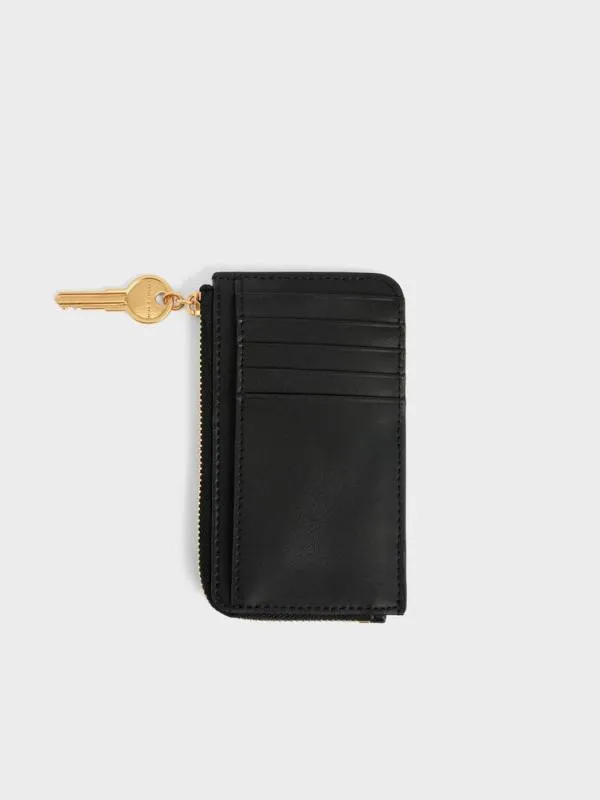 Women Lane Key ZipAround Wallet 8211 Black CHARLES and KEITH Small Wallets Women Lane Key ZipAround Wallet 8211 Black CHARLES and KEITH Small Wallets