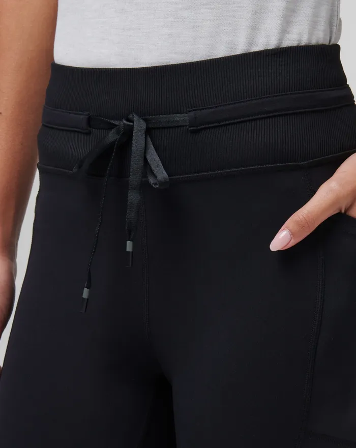 Women Leggings TravisMathew MOVEKNIT TIE LEGGING Black