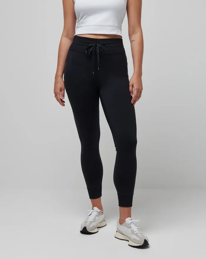 Women Leggings TravisMathew MOVEKNIT TIE LEGGING Black