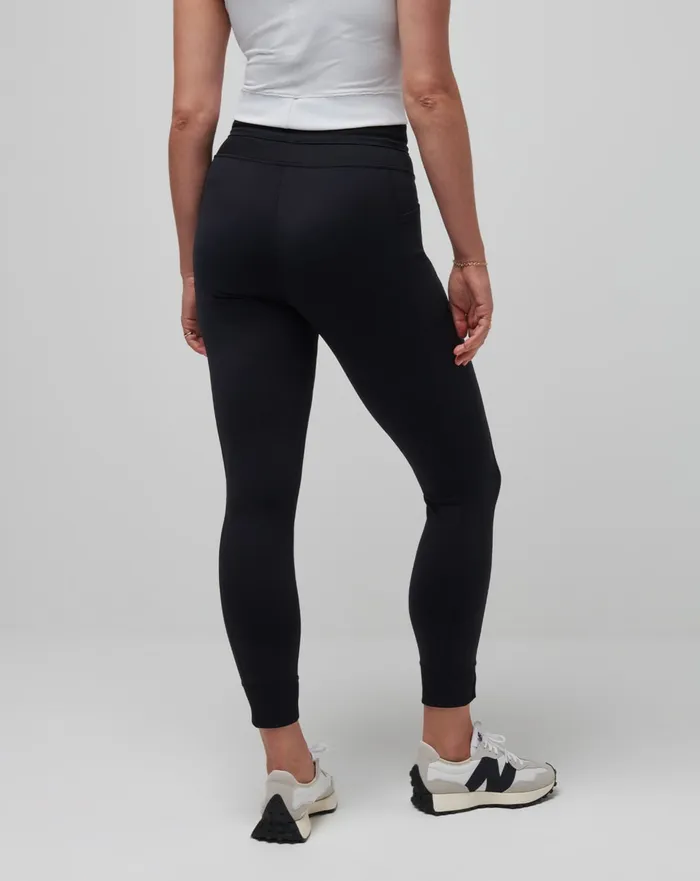 Women Leggings TravisMathew MOVEKNIT TIE LEGGING Black