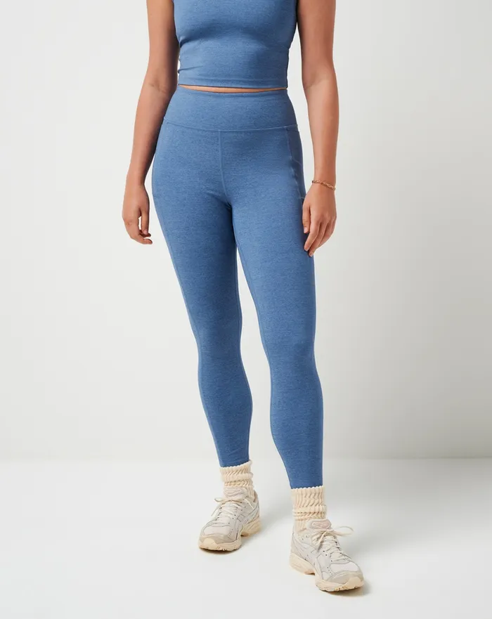 Women Leggings TravisMathew WHERE IT COUNTS LEGGING Heather Copen Blue