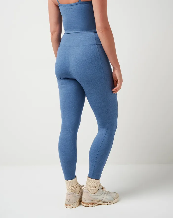 Women Leggings TravisMathew WHERE IT COUNTS LEGGING Heather Copen Blue