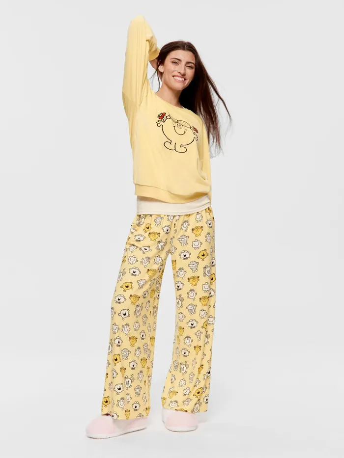 Women Little Miss Sunshine Fluffy Sweater Yellow Peter Alexander Tops