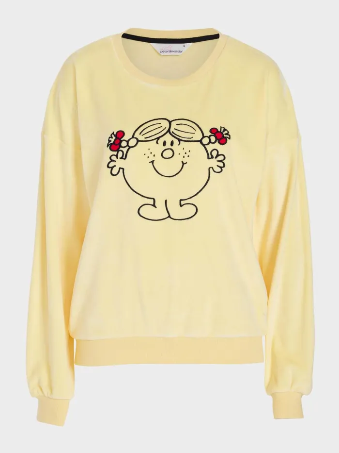 Women Little Miss Sunshine Fluffy Sweater Yellow Peter Alexander Tops
