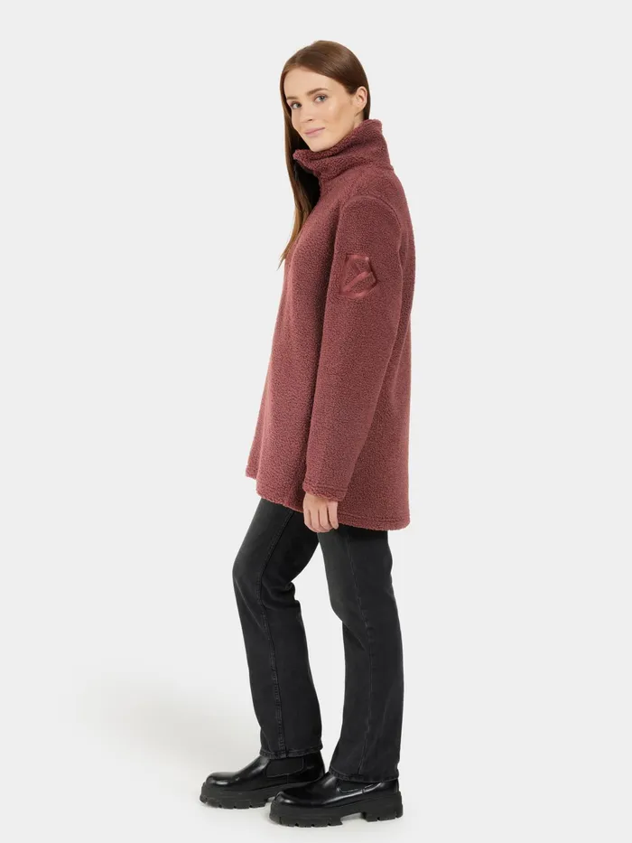 Women Marina HalfZip Old Rust Didriksons Autumn Jackets