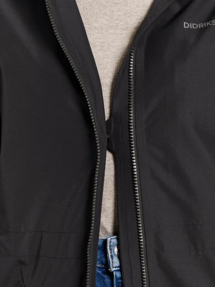 Women Marta Parka Black Didriksons Spring Jackets