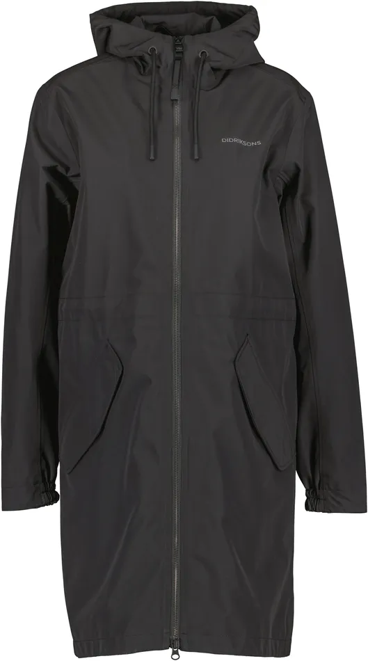 Women Marta Parka Black Didriksons Spring Jackets