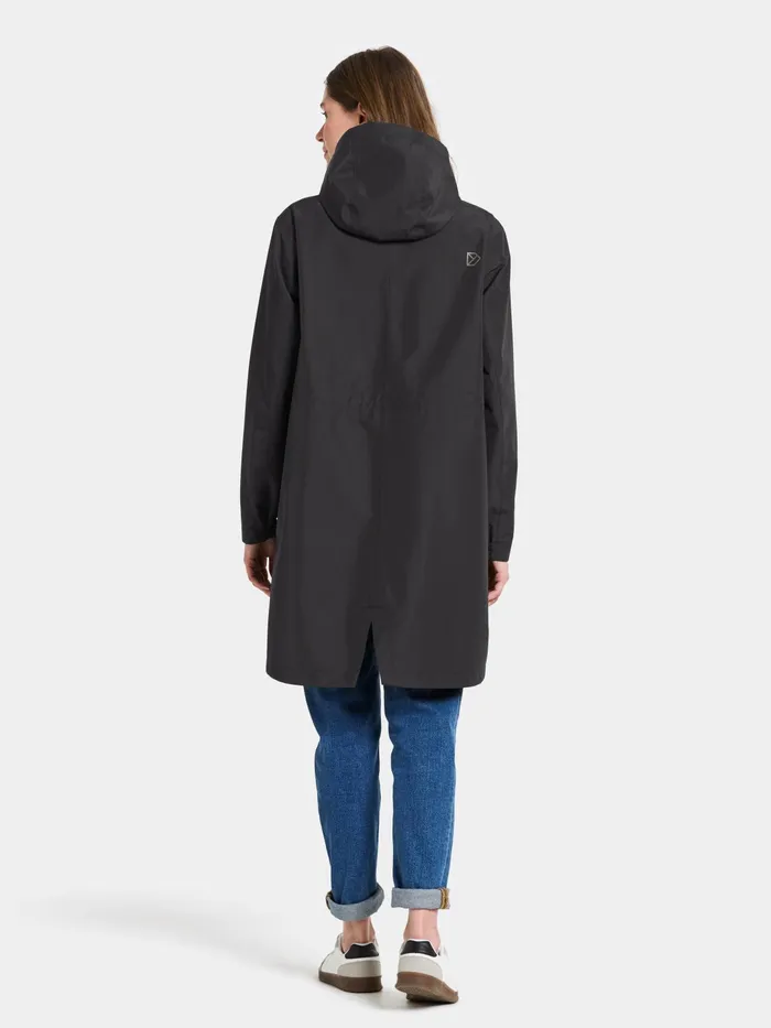 Women Marta Parka Black Didriksons Spring Jackets