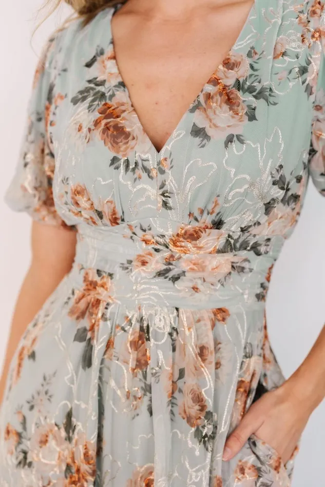 Women Maxi Dresses Baltic Born Ardley Maxi Dress Sage Floral Women Maxi Dresses Baltic Born Ardley Maxi Dress Sage Floral