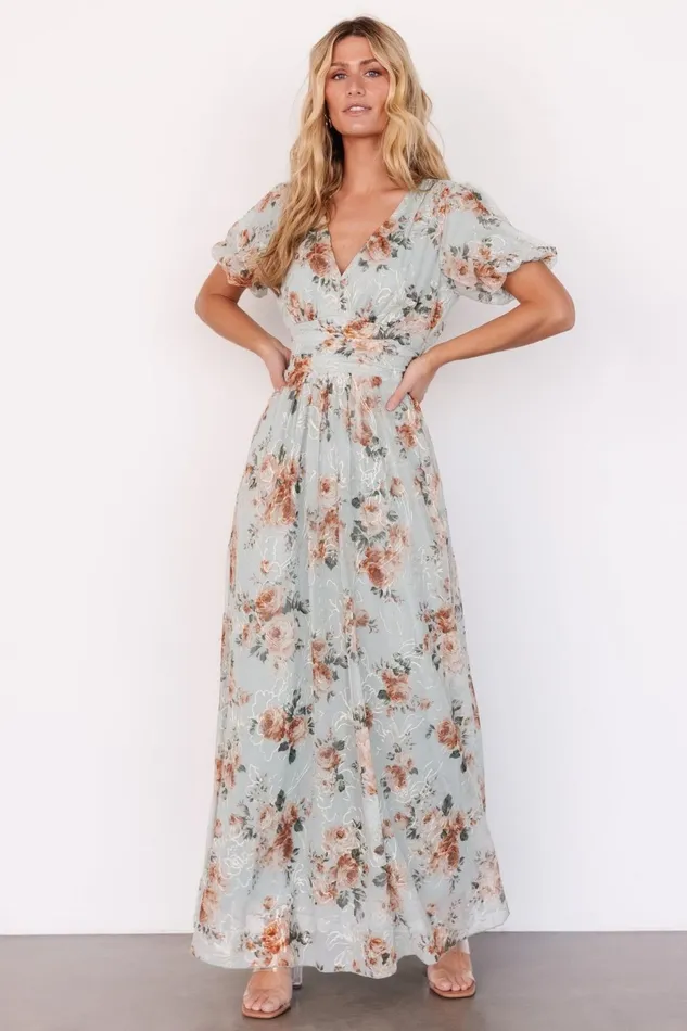 Women Maxi Dresses Baltic Born Ardley Maxi Dress Sage Floral Women Maxi Dresses Baltic Born Ardley Maxi Dress Sage Floral