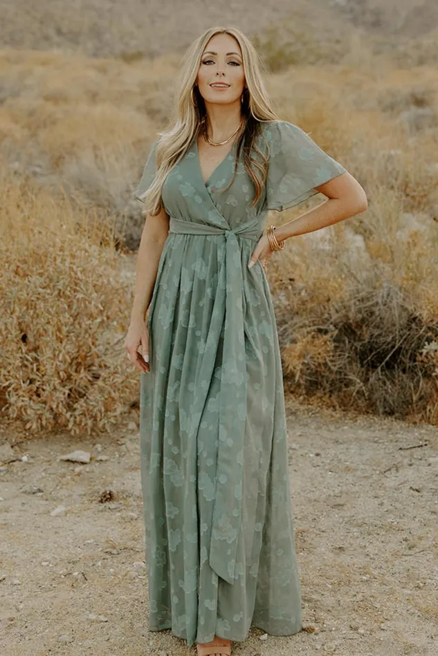 Women Maxi Dresses Baltic Born Faye Maxi Dress Eucalyptus