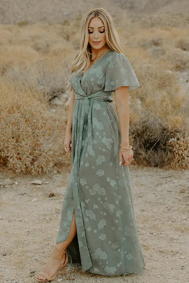 Women Maxi Dresses Baltic Born Faye Maxi Dress Eucalyptus