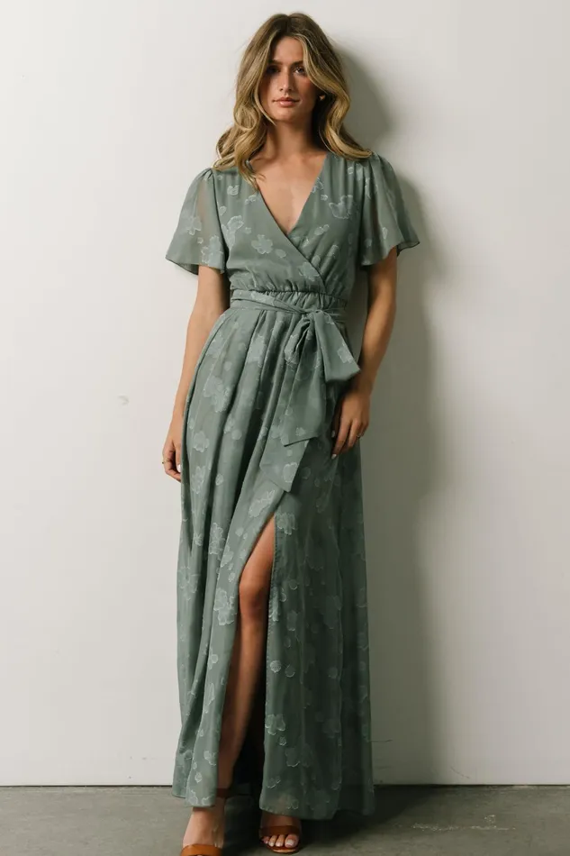 Women Maxi Dresses Baltic Born Faye Maxi Dress Eucalyptus