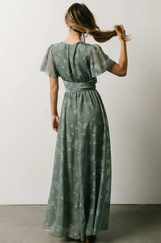 Women Maxi Dresses Baltic Born Faye Maxi Dress Eucalyptus