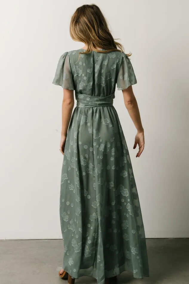 Women Maxi Dresses Baltic Born Faye Maxi Dress Eucalyptus