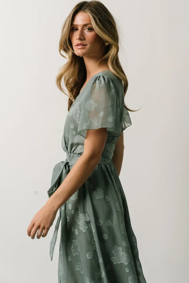 Women Maxi Dresses Baltic Born Faye Maxi Dress Eucalyptus