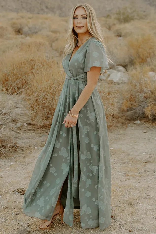 Women Maxi Dresses Baltic Born Faye Maxi Dress Eucalyptus