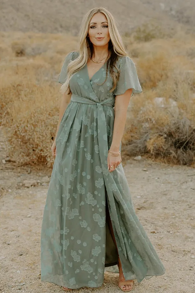 Women Maxi Dresses Baltic Born Faye Maxi Dress Eucalyptus