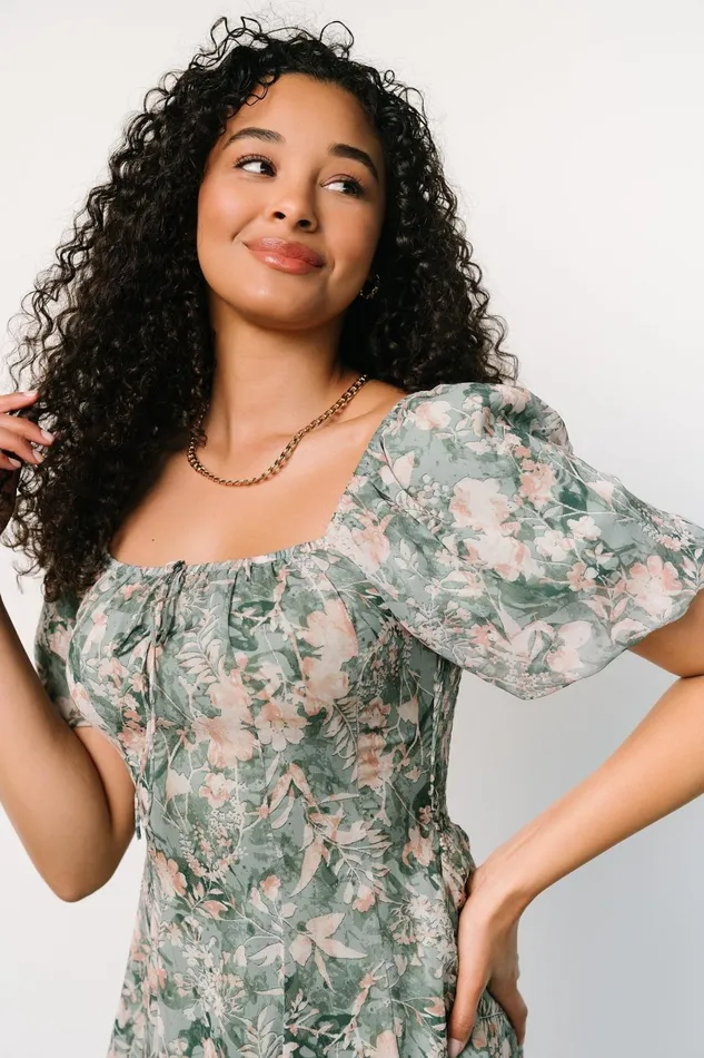 Women Maxi Dresses Baltic Born Raelynn Maxi Dress Sage Floral Women Maxi Dresses Baltic Born Raelynn Maxi Dress Sage Floral