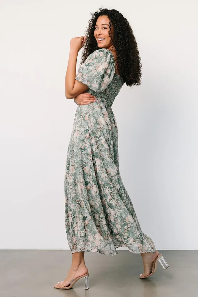 Women Maxi Dresses Baltic Born Raelynn Maxi Dress Sage Floral Women Maxi Dresses Baltic Born Raelynn Maxi Dress Sage Floral