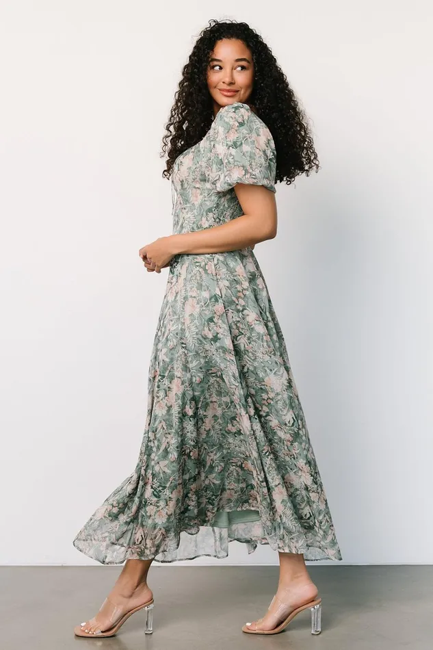 Women Maxi Dresses Baltic Born Raelynn Maxi Dress Sage Floral Women Maxi Dresses Baltic Born Raelynn Maxi Dress Sage Floral