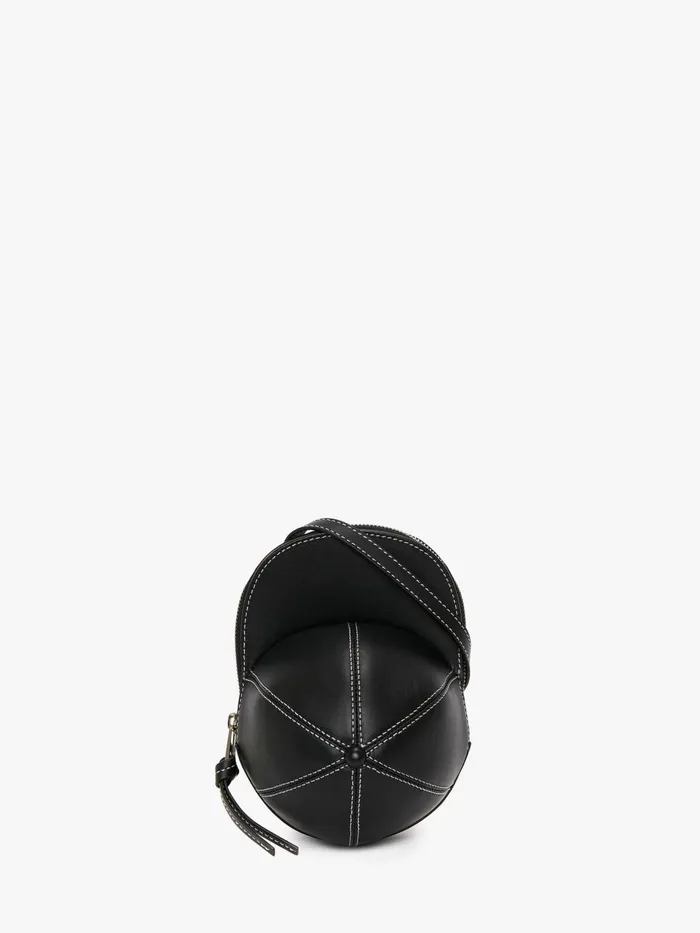 WomenMen Crossbody Bags JW Anderson MEDIUM CAP BAG 8211 LEATHER CROSSBODY BAG Black