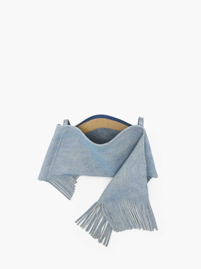 WomenMen New Silhouettes JW Anderson MEDIUM SCARF BAG 8211 SUEDE SHOULDER BAG Blue WomenMen New Silhouettes JW Anderson MEDIUM SCARF BAG 8211 SUEDE SHOULDER BAG Blue