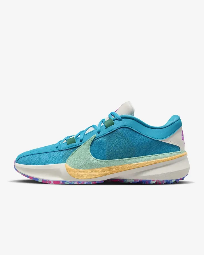WomenMen Nike All Shoes Freak 5 Phantomice Peachemerald Rise
