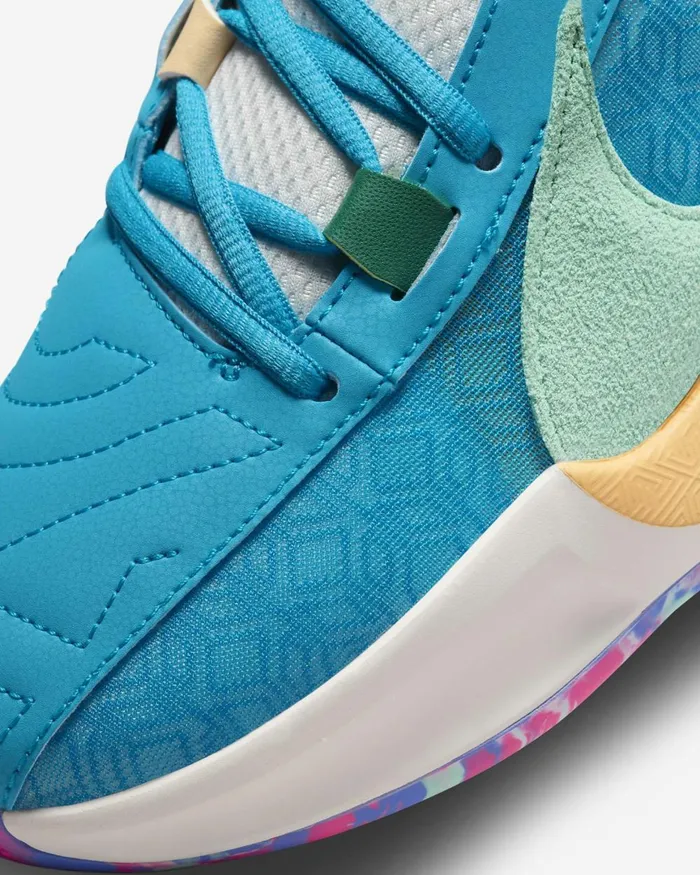 WomenMen Nike All Shoes Freak 5 Phantomice Peachemerald Rise