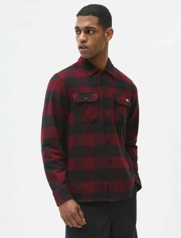 WomenMen Shirts Dickies New Sacramento Shirt Maroon