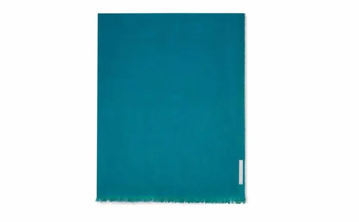 WomenMen Teal Superfine Cashmere Scarf Manolo Blahnik Gifts For Him