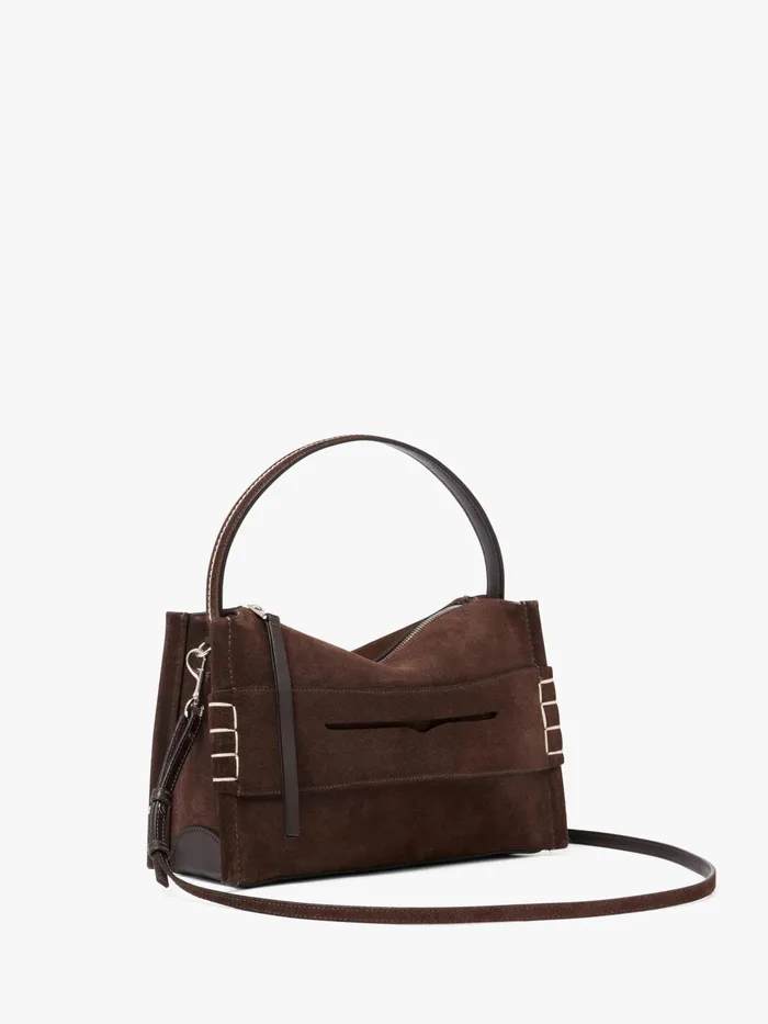 WomenMen Top Handle Bags JW Anderson LOAFER BAG 8211 SUEDE SHOULDER BAG Brown WomenMen Top Handle Bags JW Anderson LOAFER BAG 8211 SUEDE SHOULDER BAG Brown