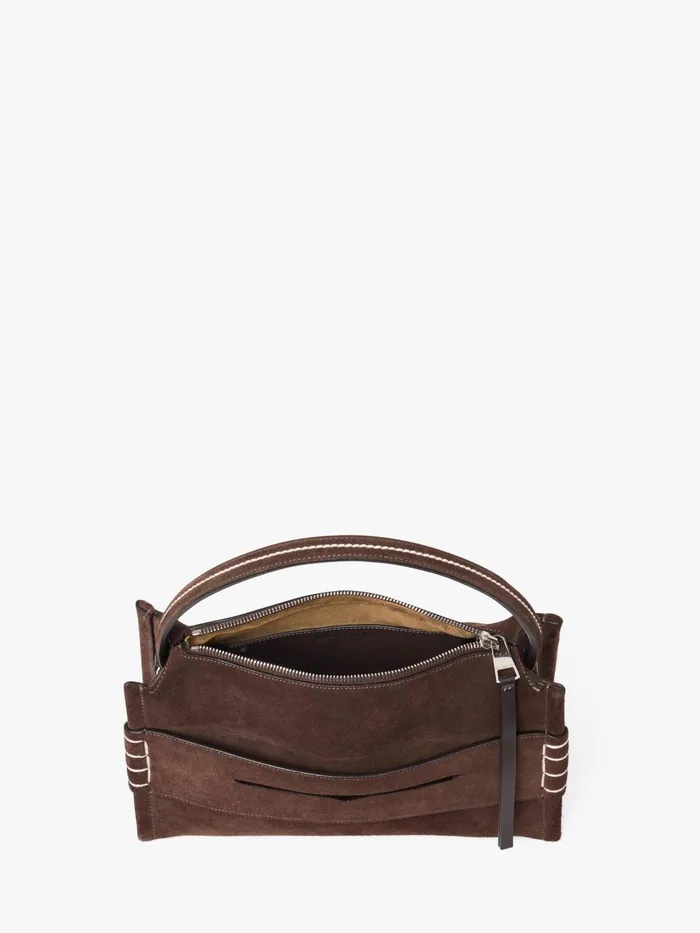 WomenMen Top Handle Bags JW Anderson LOAFER BAG 8211 SUEDE SHOULDER BAG Brown WomenMen Top Handle Bags JW Anderson LOAFER BAG 8211 SUEDE SHOULDER BAG Brown
