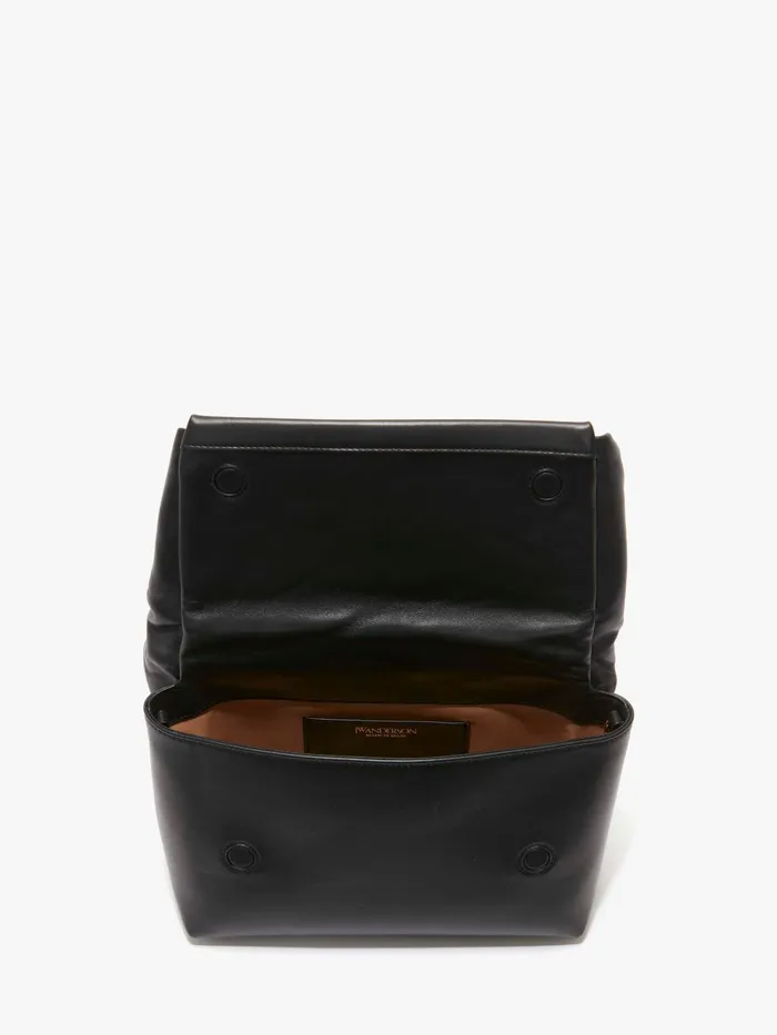 WomenMen Twister Bag JW Anderson LARGE TWISTER 8211 LEATHER TOP HANDLE BAG Black WomenMen Twister Bag JW Anderson LARGE TWISTER 8211 LEATHER TOP HANDLE BAG Black