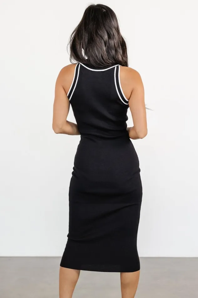 Women Midi Dresses Baltic Born Tove Knit Tank Midi Dress Black Women Midi Dresses Baltic Born Tove Knit Tank Midi Dress Black