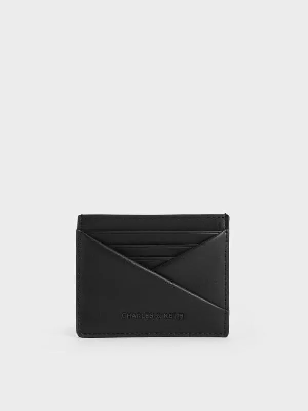 Women Midori Geometric Card Holder 8211 Jet Black CHARLES and KEITH Card Holders Women Midori Geometric Card Holder 8211 Jet Black CHARLES and KEITH Card Holders