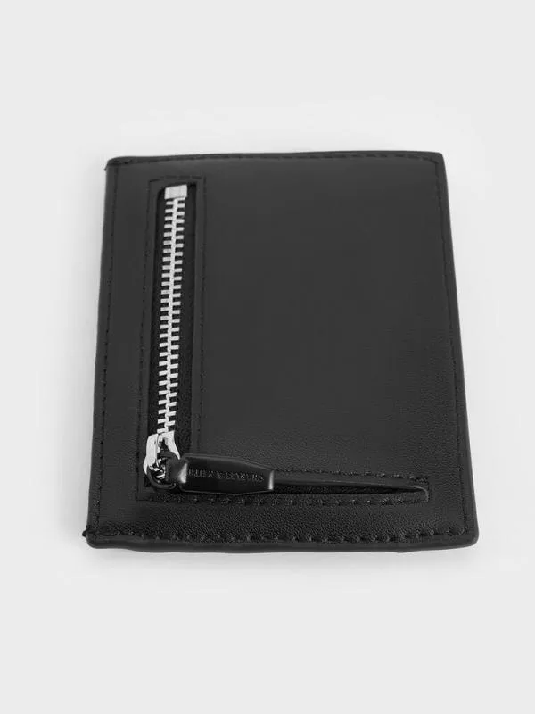 Women Midori Geometric Card Holder 8211 Jet Black CHARLES and KEITH Card Holders