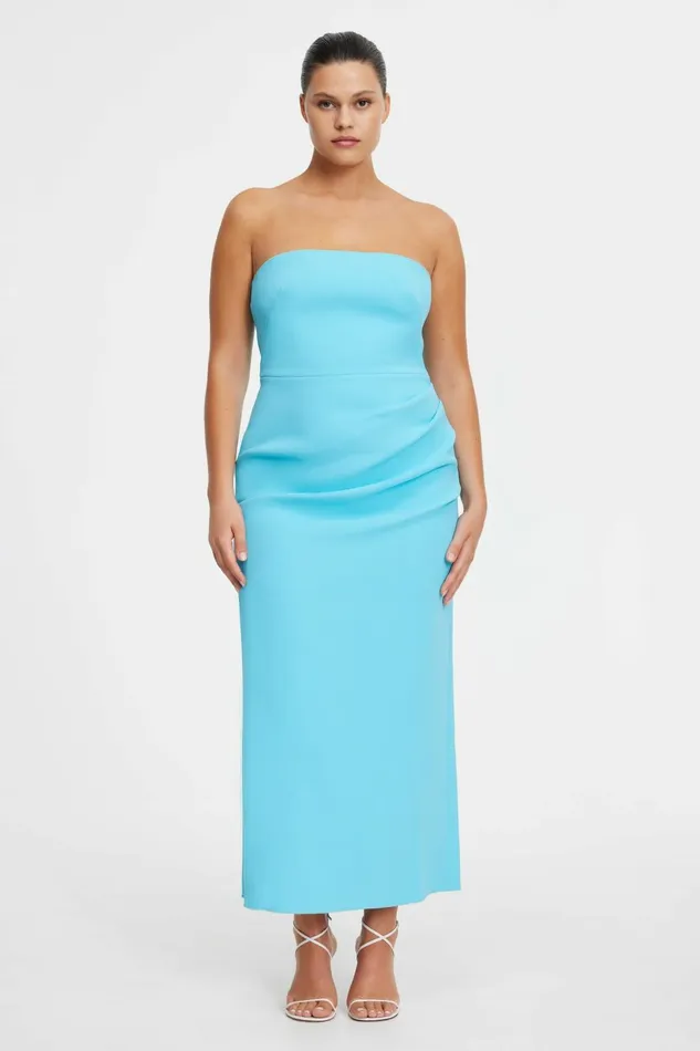 Women MONTEBELLO MIDI DRESS Cyan Acler Sale