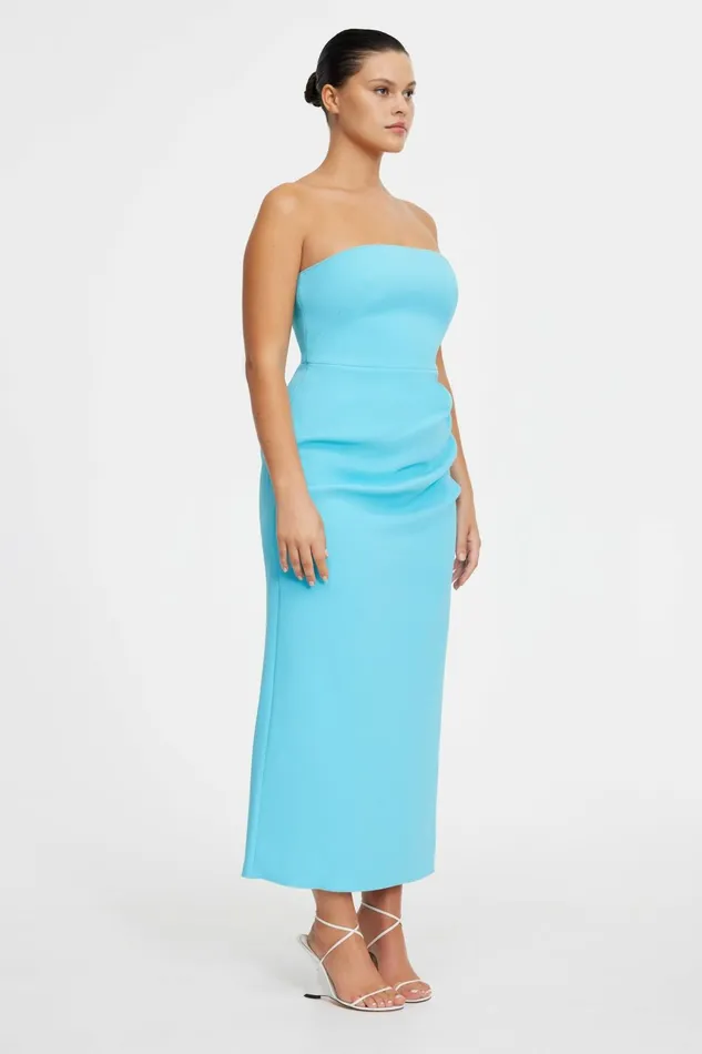 Women MONTEBELLO MIDI DRESS Cyan Acler Sale