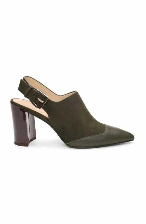 Women Mules Liverpool Los Angeles Barstow Sling Back Mule Olive