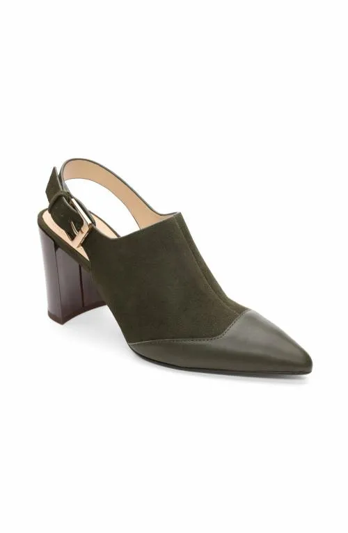 Women Mules Liverpool Los Angeles Barstow Sling Back Mule Olive