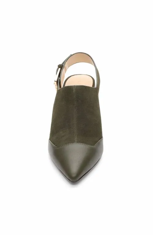 Women Mules Liverpool Los Angeles Barstow Sling Back Mule Olive