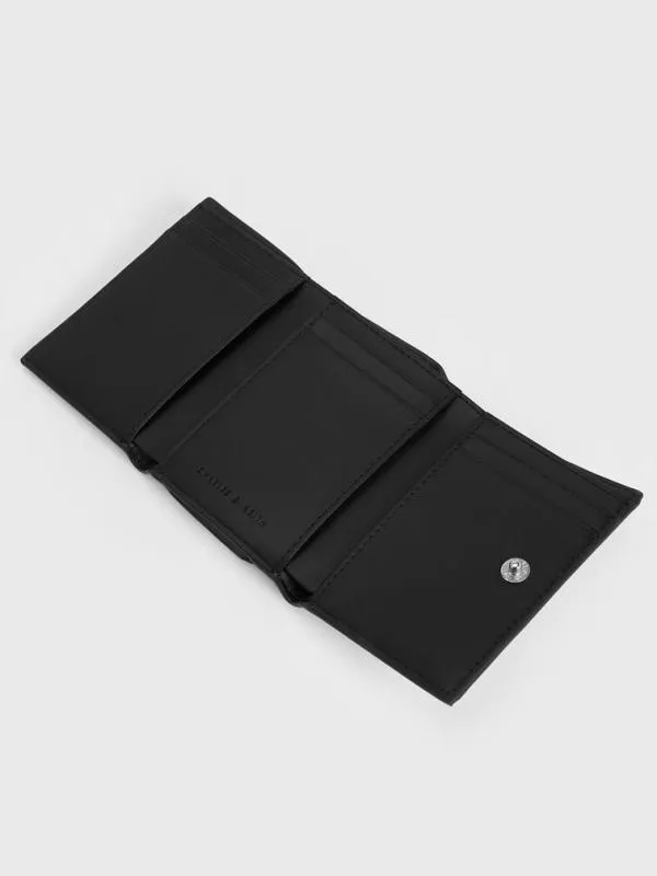 Women Nasrin Geometric Wallet 8211 Noir CHARLES and KEITH Small Wallets