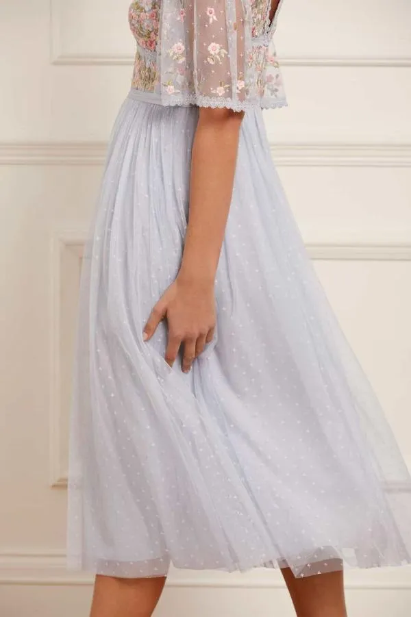 Women Needle and Thread Ribbon Bouquet Bodice Midaxi Dress Blue Women Needle and Thread Ribbon Bouquet Bodice Midaxi Dress Blue