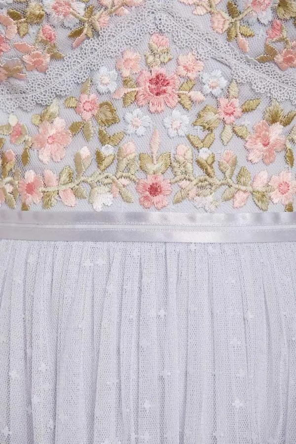Women Needle and Thread Ribbon Bouquet Bodice Midaxi Dress Blue Women Needle and Thread Ribbon Bouquet Bodice Midaxi Dress Blue