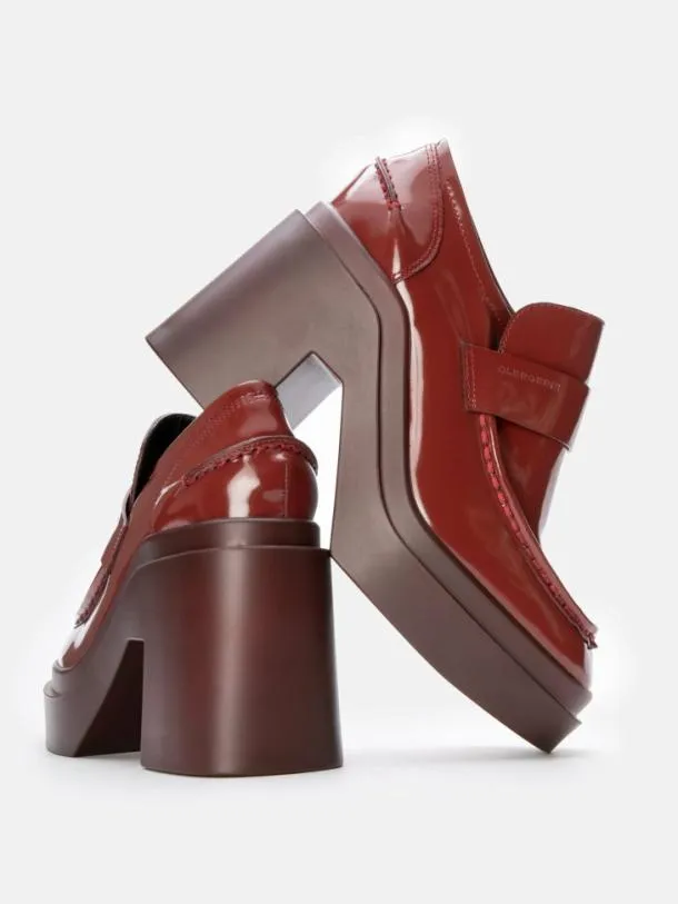 Women NETTA Gloss Garnet Clergerie Loafers and Moccasins