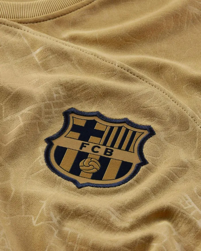Women Nike All Clothing FC Barcelona 202223 Stadium Away Club Goldclub Goldobsidian