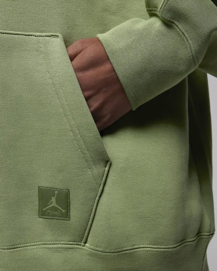Women Nike All Clothing Jordan Flight Fleece Sky J Light Olivebrown Kelp