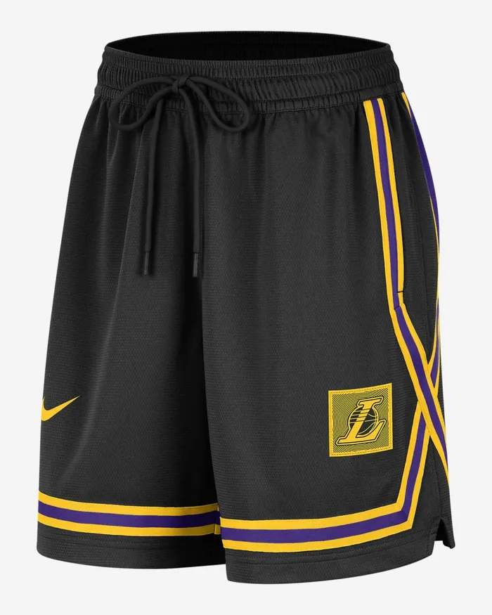 Women Nike All Clothing Los Angeles Lakers Fly Crossover Blackamarillofield Purple